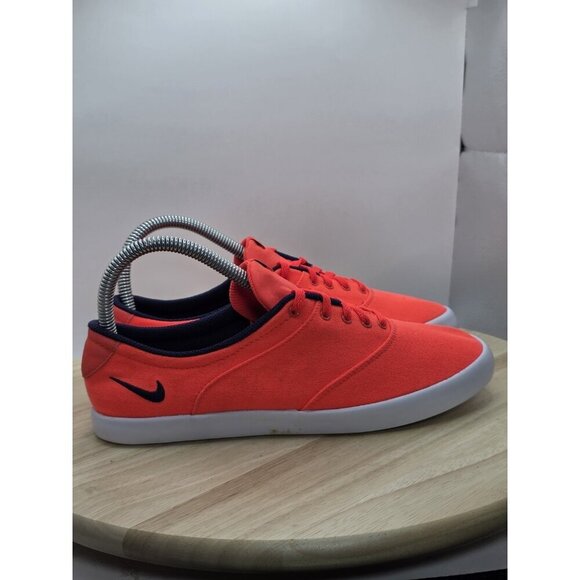 Nike Mini Sneaker Lace Casual Sneakers, #724747-641, Solar/Navy, Womens Size 7.5 - Picture 1 of 9